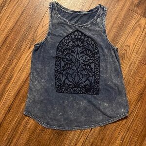 Lucky Brand Embroidered Tank XS